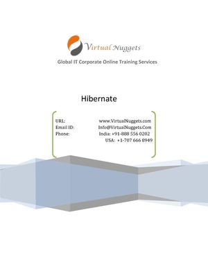 Free Hibernate Notes | VirtualNuggets