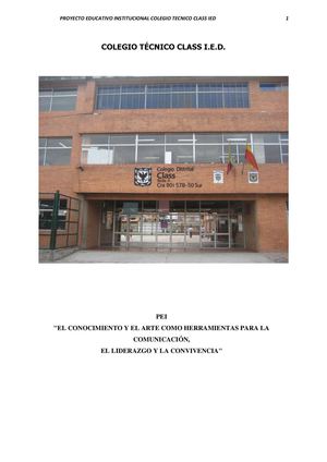 PEI COLEGIO TECNICO CLASS IED