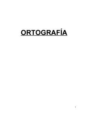 Reglas de Ortografìa