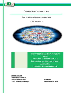 BREVE HISTORIA DEL DESARROLLO DE CIENCIA DE LA INFORMACIÓN