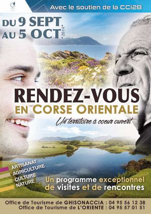 PROGRAMME DES RENDEZ-VOUS EN CORSE ORIENTALE