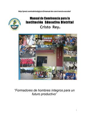 MANUAL DE CONVIVENCIA IED CRISTO REY