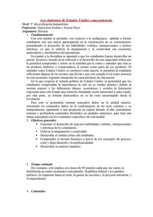 Los cimientos de EEUU como potencia