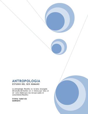 ANTROPOLOGIA