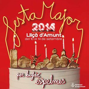 Programa Festa Major Lliçà d'Amunt 2014