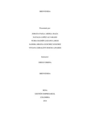 Bienvenida 