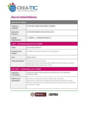 FACTOR COMUN
