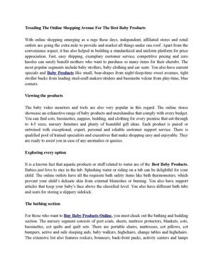 best baby products app