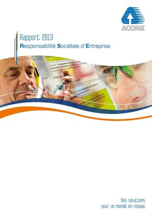 Rapport RSE 2013