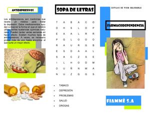FOLLETO FARMACODEPENDECIA