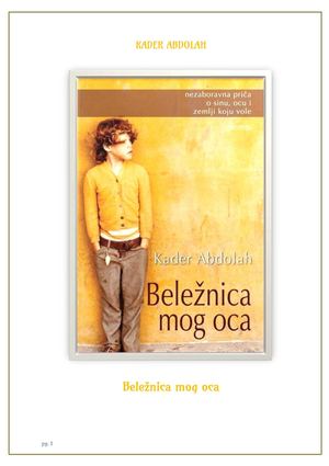 Kader Abdolah - Beleznica mog oca