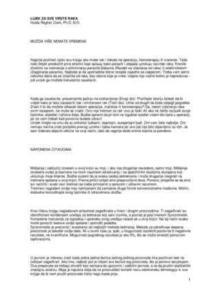 Hulda Clark - Lijek za sve vrste raka