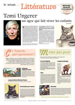 Tomi Ungerer, un ogre qui fait rêver les enfants (Anny Marzolin, La semaine de Nancy)