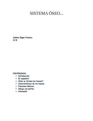 SISTEMA ÓSEO