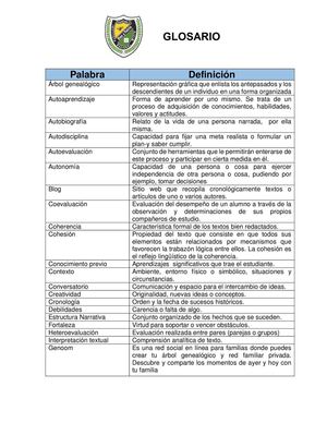 GLOSARIO