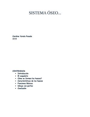 SISTEMA ÓSEO