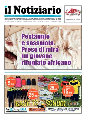 il Notiziario - Corato - 5 Settembre 2014