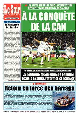 LE SOIR 06.09.2014
