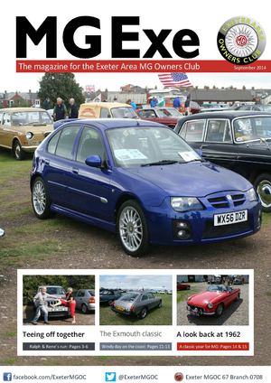 Exeter MGOC MG Exe Magazine September 2014