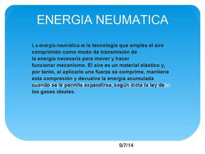 Energía Neumática