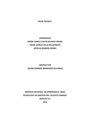 FICHA TÉCNICA CONCEPTO