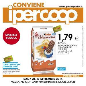 Volantino Coop Sicilia 7-17 settembre