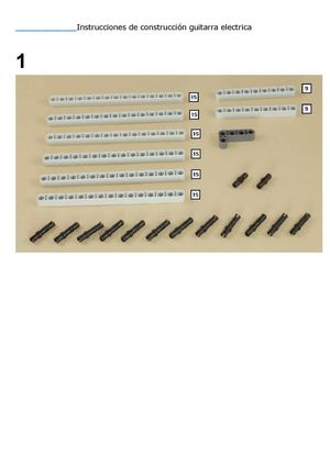 Instrucciones De Armado Guitarra Electrica Con Lego NXT
