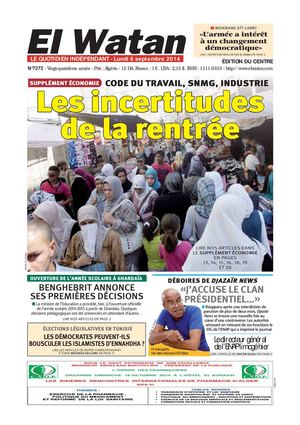 EL WATAN 08.09.2014
