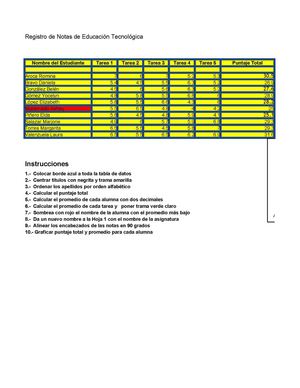 Guía Excel N°7