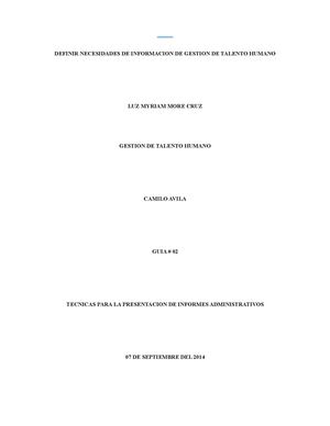 informe administrativo