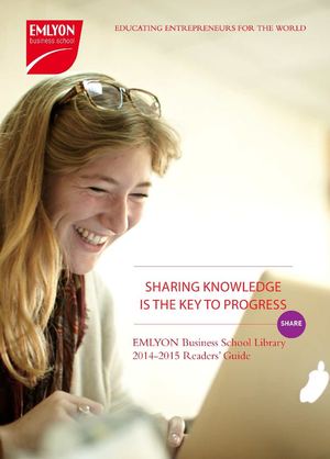 EMLYON Business School Learning Hub - Readers' Guide