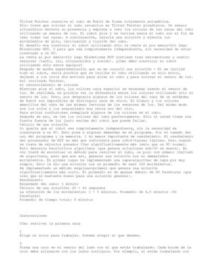 instrucciones de lego NXT