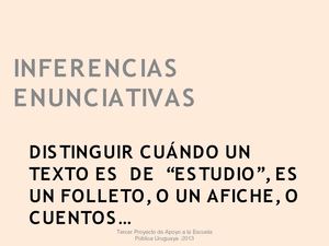 Inferencias Textuales