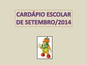 CARDÁPIO-SETEMBRO