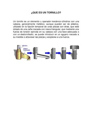 ¿que es un tornillo?