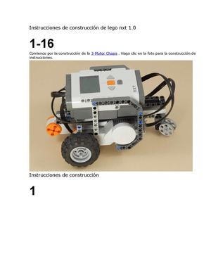 Lego NXT 1.0 (Carretilla elevadora) 
