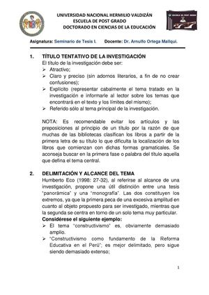 Limitación y viabilidad del Proyecto de Investigación