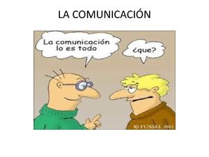 La comunicación power point