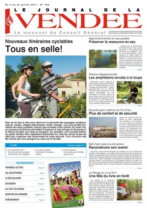 Journal de la Vendée n°159 - du 4 au 31 juillet 2011