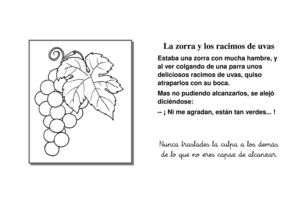 la zorra y las uvas