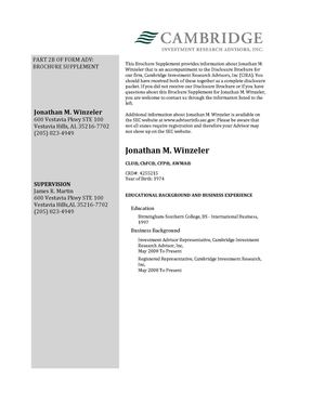 Jonathan M Winzeler ADV2B