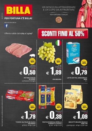 Volantino Billa 11-23 settembre 