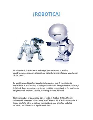 Robotica y Lego 