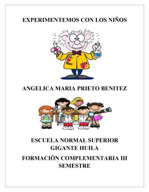 EXPERIMENTEMOS CON NIÑOS, primaria