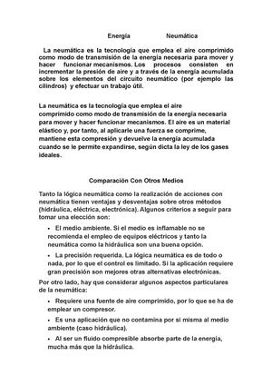 Energía Neumática 