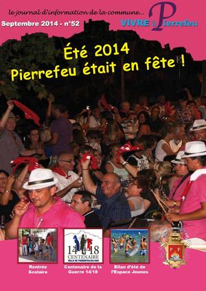 Vivre à Pierrefeu n°52 - Septembre 2014