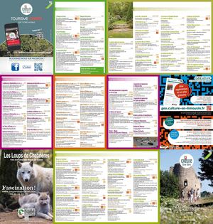 Carte touristique de la Creuse