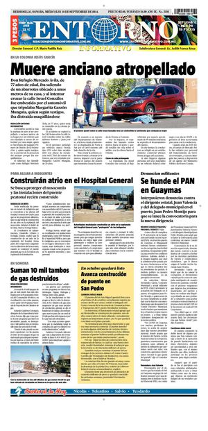 Entorno Informativo 10 de septiembre del 2014