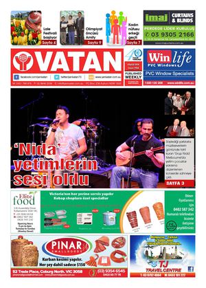 Yeni Vatan Turkish Newspaper Issue No: 1766