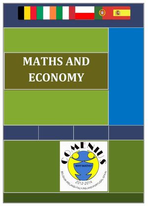 Maths and Home Economy
